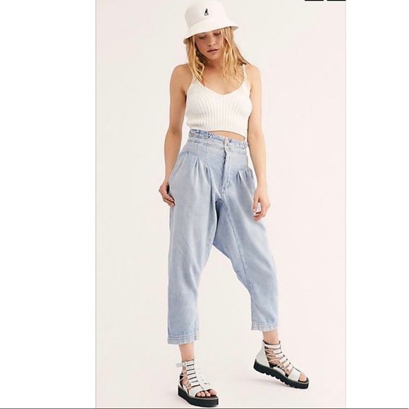 NWT Free People Mover and Shaker High-Waist Jeans - Picture 7 of 9